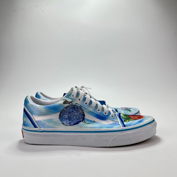 Vans Men\'s Classic slip‎ on sneakers custom Blue Devils size M 6.5 / W 8 Vans Men´s Classic slip on sneakers custom Blue Devils size  main image 2
